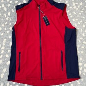 Holderness & Bourne Red and Blue Vest